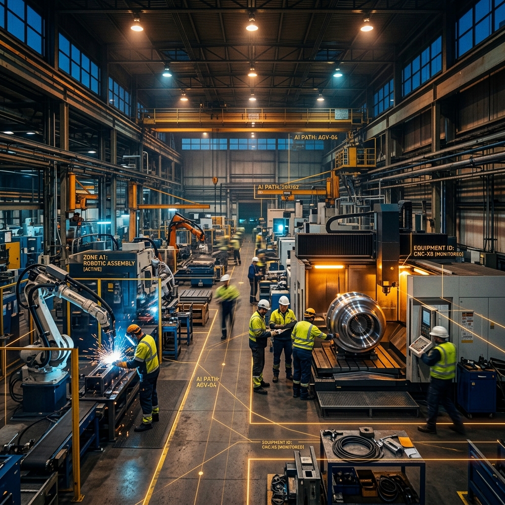 Manufacturing surveillance environment